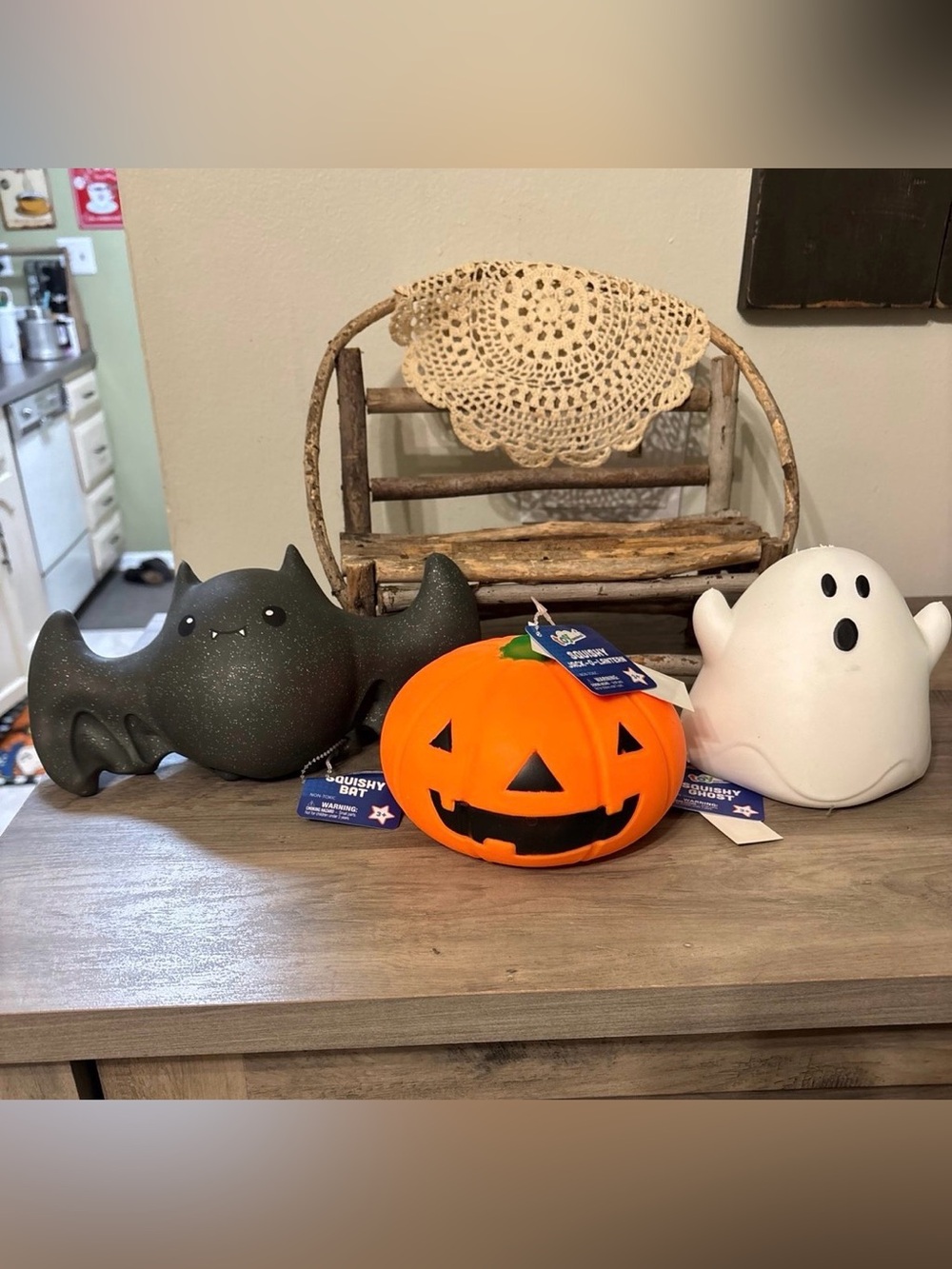 NWT Halloween Ghost, Bat, and Pumpkin Toymendous Squishy Toys 2026
